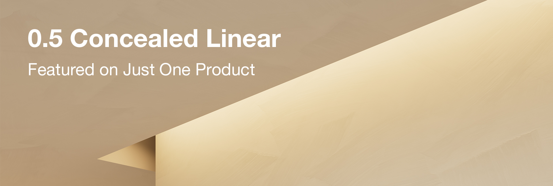 DMF's .5" Concealed Linear Product Feature in Just One