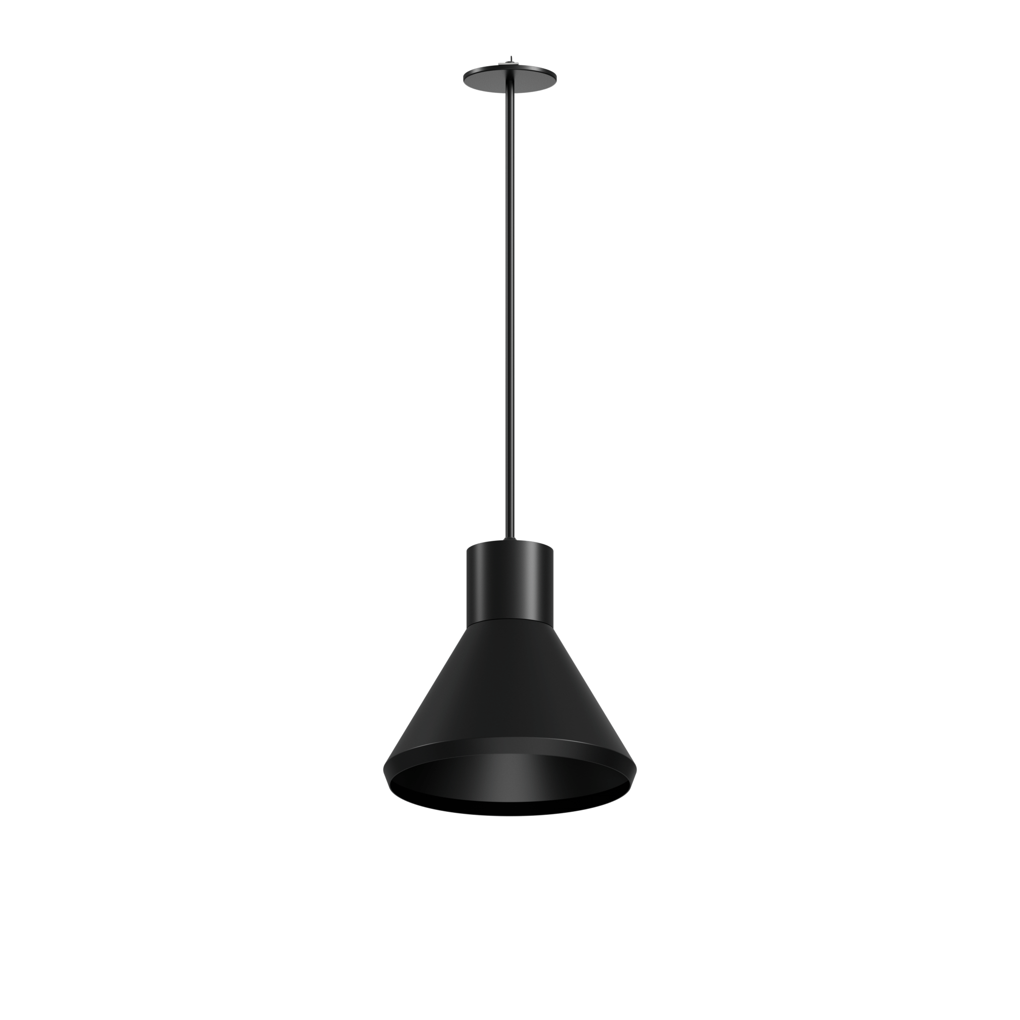 4" Cord Mount with Wide Shade