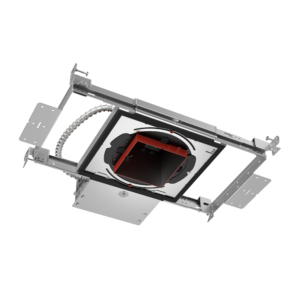 4" Square Fire Rated Low Profile